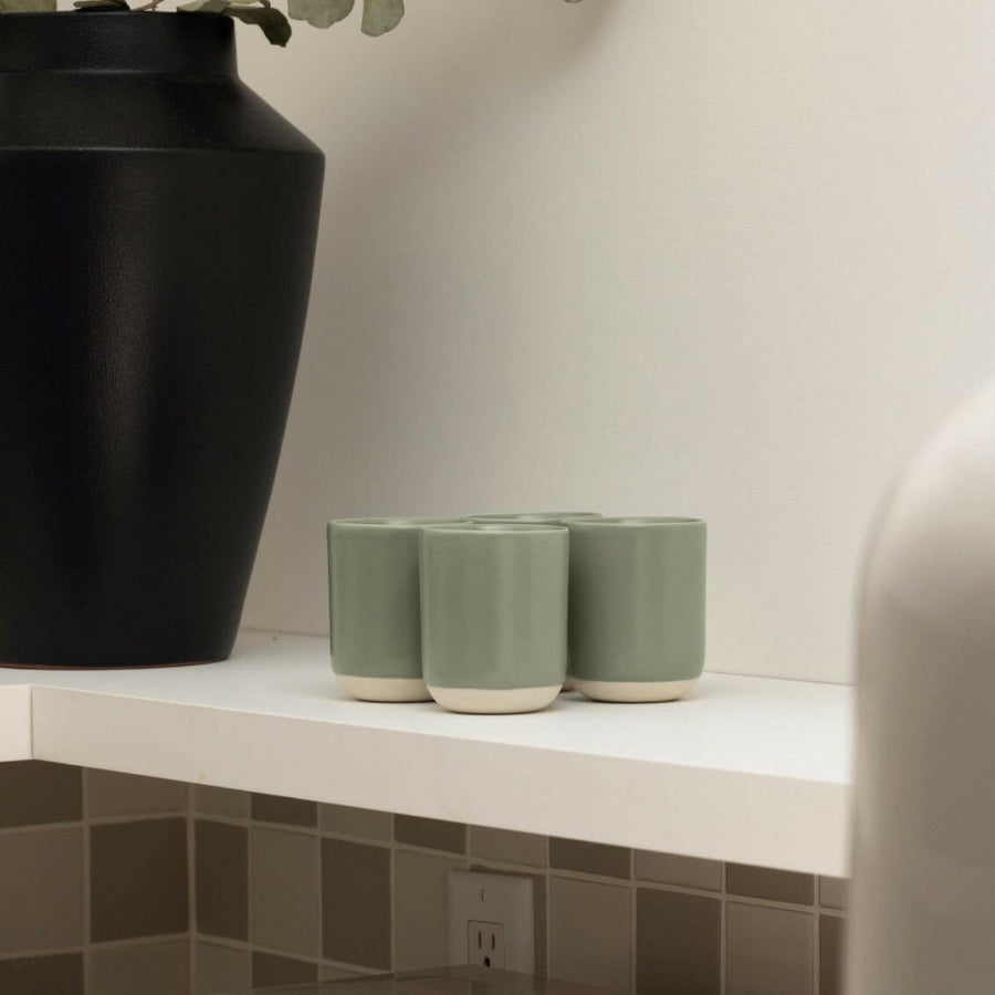 Elegant cappuccino served in a stylish ceramic cup showcasing refined coffee presentation