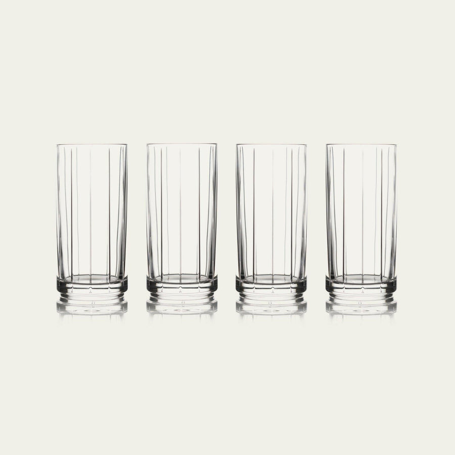 Elegant highball glasses designed for stylish entertaining and premium beverage presentation