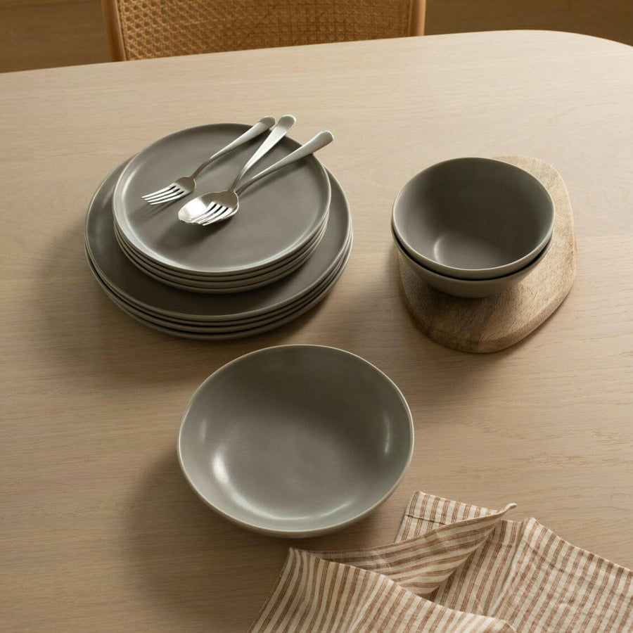 Elegant pasta bowls set on a dining table, showcasing sleek design and premium quality for sophisticated meals.